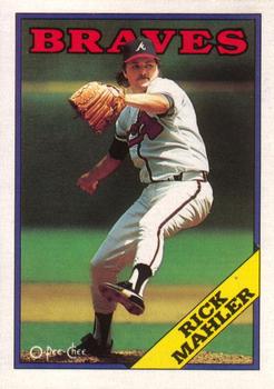 1988 O-Pee-Chee Baseball Cards 171     Rick Mahler